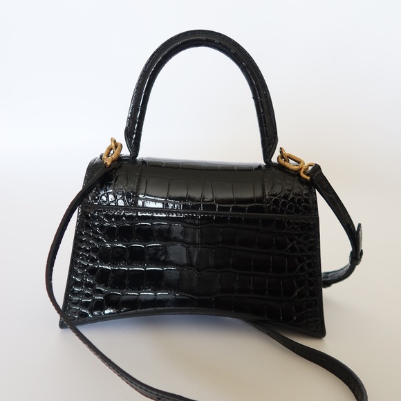Balenciaga Hourglass Handbag Small Black - Picture 4 of 5